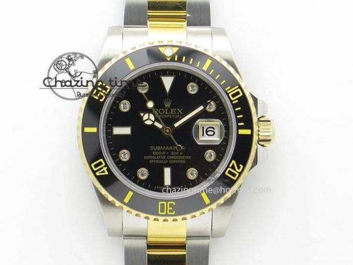 0502 Skydweller SS YG Noob Best Edition Black Dial on SS YG Jubilee Bracelet A23J Efficient 2122